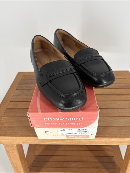 Easy Spirit Shoes - New women’s Easy Spirit Black Leather Penny Loafers size 7.5 W